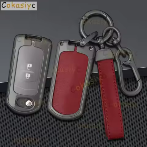 Zinc Alloy Leather Car Protector Key Case Cover for Mazda 2 3 5 6 8 CX7 CX-7 CX5 CX-5 CX9 CX-9 MX5 M
