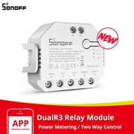 Itead SONOFF DualR3 Smart Wifi Switch 2 Way Control DIY MINI Switch Power Metering 2 Gang Voice Cont
