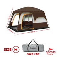 speeds tenda camping besar muat 3-5 orang tenda outdoor kanopi 018-16 - 16cklt