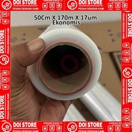 Stretch Film Plastic Plastic Wrapping/ Size L 50Cm x 170M x 17 Micron Economical ||