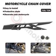 Y15 Y16 Chain Cover Y15ZR Y16ZR Peti Rantai Cover Carbon Chain Frame Cover Set Yamaha Motorcycle Acc