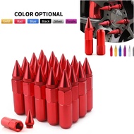 New🔥 20pcs Car Wheels Rims Lug Nuts with Spiked M121.5 /M121.25 Extended Tuner Racing Wheels Rims Lu