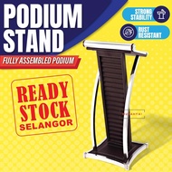 Podium Rostrum Lecterns Stainless Steel Speaking Podium Presentation Desk Reception Company Campus E