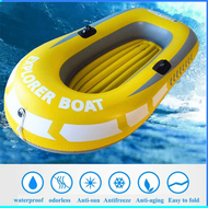 COD Ezwoo Perahu Karet Inflatable Kayak Boat Double Valve / Perahu karet tebal 4 dewasa anti bocor 2