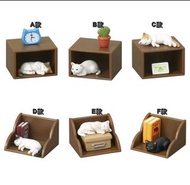 公仔 EPOCH 轉蛋 扭蛋 貓與櫃子-棕色篇 棚貓 新色 置物櫃 貓 喵星人 可換物