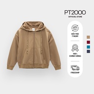 Women's elasticJacket with hood PT2000, thick, youthful fabric (AK-153)