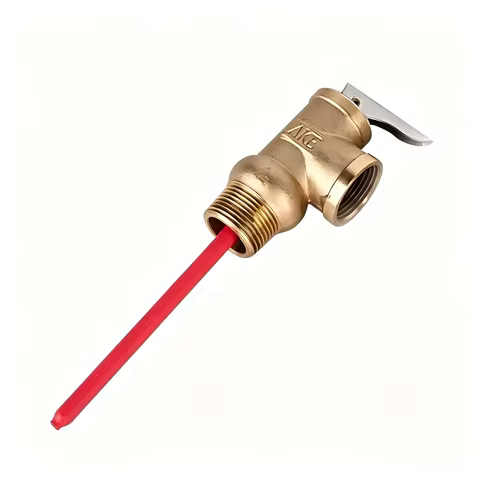 1PCS 1/2" or 3/4" TP Valve Temperature & Pressure Relief Safety Valve for Solar Water Heater Pressur