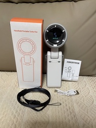 手提充電風扇 白色 充電座枱風扇