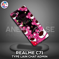 AC45-Case REALME C71-Girl's Motif-Softcase REALME C71-Casing REALME C71-Silicone REALME C71