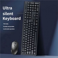 [USB Plug and Play] K618 Wired Keyboard Mouse Set 1,000DPI Photoelectric Mouse Ergonomic Design Suit