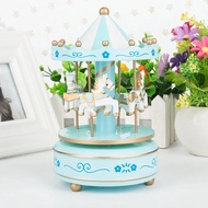 Merry-go-round Music Boxes Music Baby Room Decoration Gifts Unisex Christmas Horse Carousel Box Home
