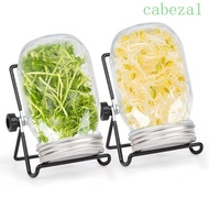 CABEZA Sprouter Healthy Stainless Steel with Stand Organic Mason Jars