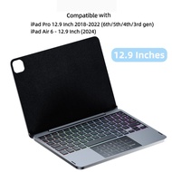 GOOJODOQ Wireless Magnetic Keyboard Case with  Large Trackpad Durable Battery Auto Sleep Silent Typi