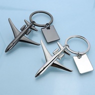 Creative 3D Model Airplane Keychain Airplane Gift Pendant Airplane Gift Key Ring Pendant