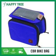 CBR Bike Frame Bag Bike Handlebar Bag Waterproof Bicycle Front TopTube 6.0 inch Cellphone Bag Mobile