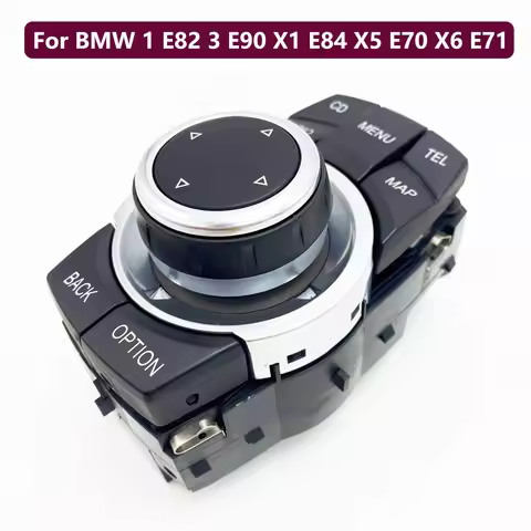 For BMW 1 E82, 3 E90, X1 E84, X5 E70, X6 E71 iDrive Media Switch Controller Joystick 65829231116, 65