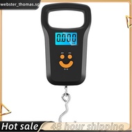 Fishing Weights Electronic 50Kg 10g Hanging Scale LCD Digital Kitchen Scale Pocket Scale Travel Lugg