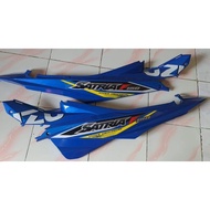 COVER BODY BELAKANG SUZUKI SATRIA F150 BODI SATRIA FU FL FACELIFT WARNA BIRU GP SET STRIPING