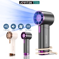 JQVITEK FN30E Adjustable Digital Display Handheld Mini Fan High Speed Fan With 100 Levels