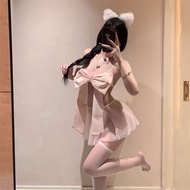 Sexy Cute Lingerie Uniform Costume Set Women Flirty Cosplay Outfit Sweet Sleepwear小胸制服可爱情趣内衣套装qqny