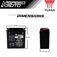 ►ORIGINAL YUASA YT7C / YT5A (YB5L-B) MOTORCYCLE BATTERY 12V (BEST SUGGESTED FOR MIO SPORTY) MADE IN