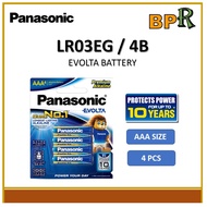 Panasonic LR03EG/4B Evolta Battery (AAA Size) (4PCS) Alkaline Battery