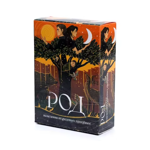 TAPO POI Oracle Cards 100 Cards Deck Russian Ver. With Guidebook Healing Family Therapy Tarot Cards 