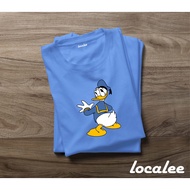 DONALD DUCK BABY BLUE TEE- KAOS KOLEKSI CARTOON DUCK DISNEYY