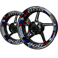 Vinyl BMW F800R Wheel Sticker F800R Logo Motorcycle Rim Decal Set