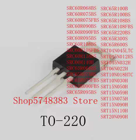 10PCS SRC65R220BS SRC65R300S SRC65R600S SRT04N045LTC SRT045N012HS SRT045N032H SRT06N022H SRT10N018HT