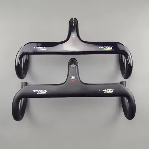 NEW Aero Integrated Road Bicycle Handlebars T800 UD Carbon 28.6mm Black/Matte Glossy 400/420/440mmx9