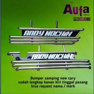 BUMPER SAMPING NEW CARRY kanan kiri bisa riquest nama custom ( chat )