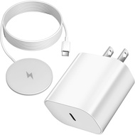 Magnetic Wireless Charger 6FT 15W Apple MagSafe Charger Fast Charging Pad & USB C Chargers Block,Qui