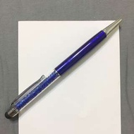 水晶油性藍筆+觸控筆