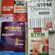 Used Books STPM Mathematics Biology Physics Chemistry Term 3 Pre U Semester 3 past year Oxford Fajar