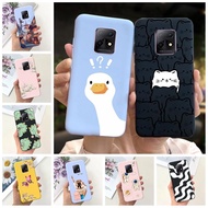 Xiaomi Redmi 10X 5G Case Fashion Cute Flowers Cat Funny Painted Shockproof Silicone Bumper Cover Xiaomi Redmi 10X 5G Phone Case Bumper