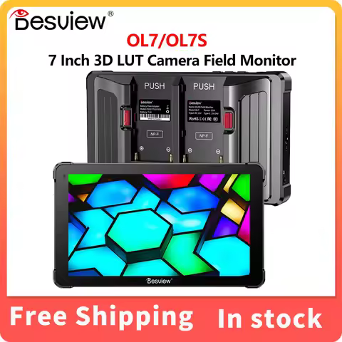 Desview OL7/OL7S OLED Camera Monitor 7" Touch Screen 1200Nits HD2.0 4K60 High Brightness SDI HDMI In
