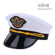 Mũ Hải Quân Chụp Ảnh Mũ Thể Thao Nam Nữ Mũ Sân Khấu Mũ Đồng Phục Màu Trắng Mũ Phong Cách Cổ Điển Mũ