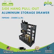 piostyle Side Hang Pull Out Aluminium Storage Drawer Utensils Drawer Laci Dapur Kitchen Cabinet Kabinet Dapur