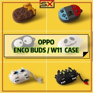 【𝟮𝟰𝗵𝗿 𝗦𝗛𝗜𝗣】OPPO Enco Buds / W11 Cartoon Cute Case Wireless Earbuds Case Cover Protective Soft Silicone Case