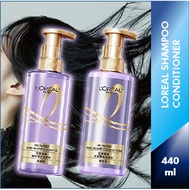 LOreal HA Water Shampoo Conditioner Airy Plump 440ml