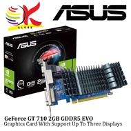 ASUS GEFORCE GT 710 2GB GDDR5 EVO 64BIT GRAPHICS CARD WITH GPU TWEAK III / SUPPORTS 3 DISPLAY ( GT71
