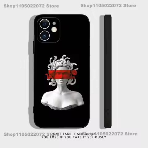Medusa Greek Mythology Look At Me Phone Case For iPhone 17 16,15,14,13,12,11,Pro,XS,Max,XR,Plus,Mini