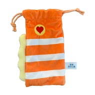 Farglory Ocean Park Farglory Ocean Park Garden Eel Drawstring Bag-Love Style Garden Eel Fluff Cute S
