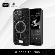 Bling & Co สี Jet Black เคส Magnetic สำหรับ iPhone 15 16 Plus Pro Max ลายกลิตเตอร์ Sparking premium