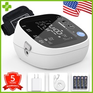 USA TOP Blood Pressure Monitor Digital with Charger BP Monitor Digital Electric Blood Pressure Monitoring Backlight Display BP Monitor Digital Original Upper Arm Heart Beat Monitoring Tool Cuff Included 5 Year Warranty