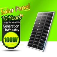 【100W solar panel】 9BB solar panel Monocrystalline generate 0.6kwh per day