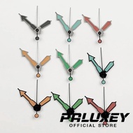 PALUXEY NH35 hands Silver Red Watch hands green luminous hands Fit 7s26 NH36 NH35 4r35 4r36 movement