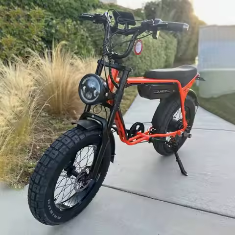 Electric Bike Adult AKEZ 1500W 48V18AH Battery city ​​commuting Electric bicycle 20inch Fat Tire Hyd