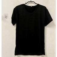 Versatile Round Neck Simple Fashion Loose Casual Solid Color Bottoming Shirt Short Sleeve T-Shirt (F